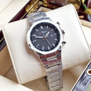 Forest-gents watch-silver with black color