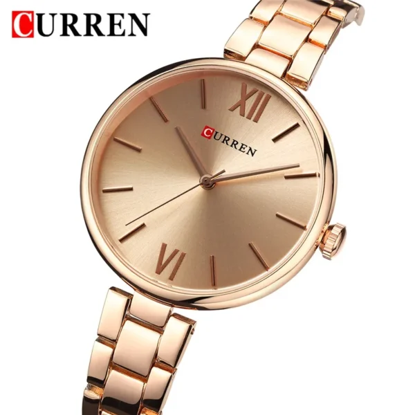 Curren 9017 CH - Rose Gold For Ladies - Image 4