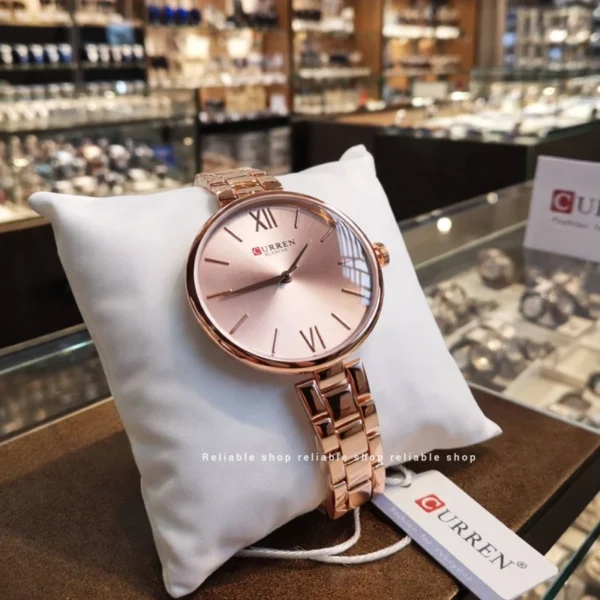 Curren 9017 CH - Rose Gold For Ladies - Image 2
