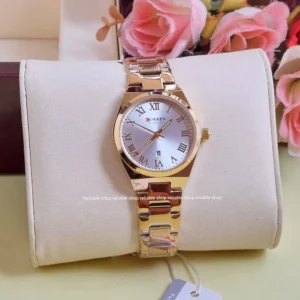 curren 9095 CH For ladies-Golden White