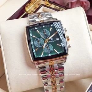POEDAGAR-866-Chronograph-Men’s Watch-Two tone Green