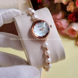 Meibin -pearl ladies watch-rose gold
