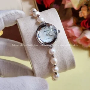 Meibin -pearl ladies watch-white
