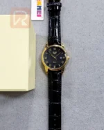 SKMEI 9058 Business Quartz Men Waterproof Leather Strap Watch-black - Image 2