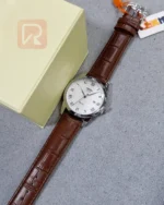 SKMEI 9058 Business Quartz Men Waterproof Leather Strap Watch-Brown - Image 2