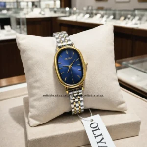 Oliya 2015 ladies Watch – Two Tone Chain Blue Dial