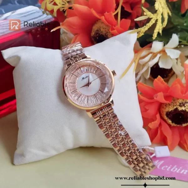 Meibin1590 Female Wrist Watch-Rose gold - Image 2