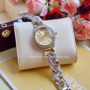 New arrival-M-K-Ladies watch-Two tone Golden