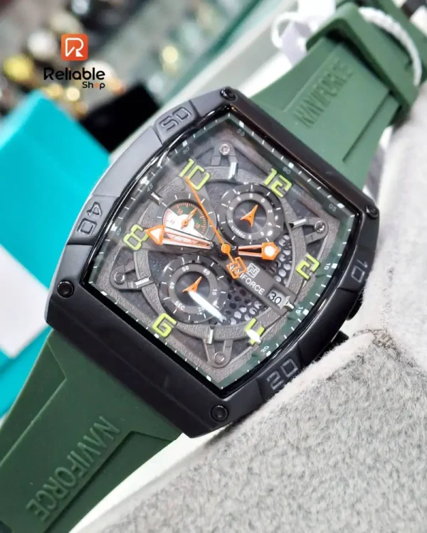 NAVIFORCE 8052 Men's Watches-Green - Image 2