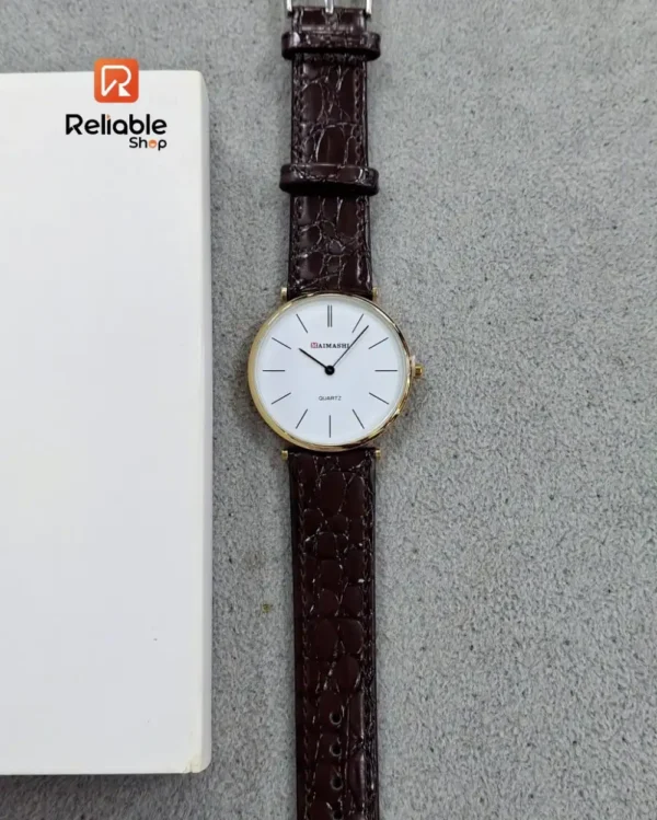 Gents-Forma Belt watch - Coffee color - Image 2