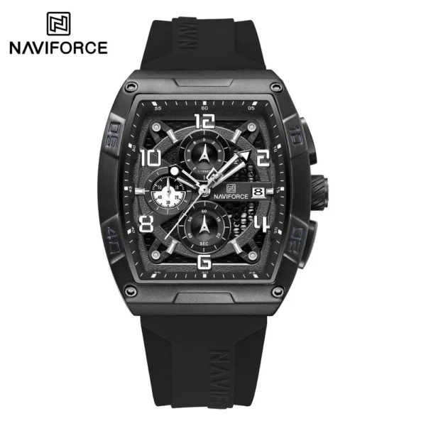 NAVIFORCE 8052 Men's Watches-Black - Image 4