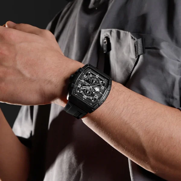 NAVIFORCE 8052 Men's Watches-Black - Image 2