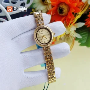 Duke Nicle-ladies golden quartz wristwatch