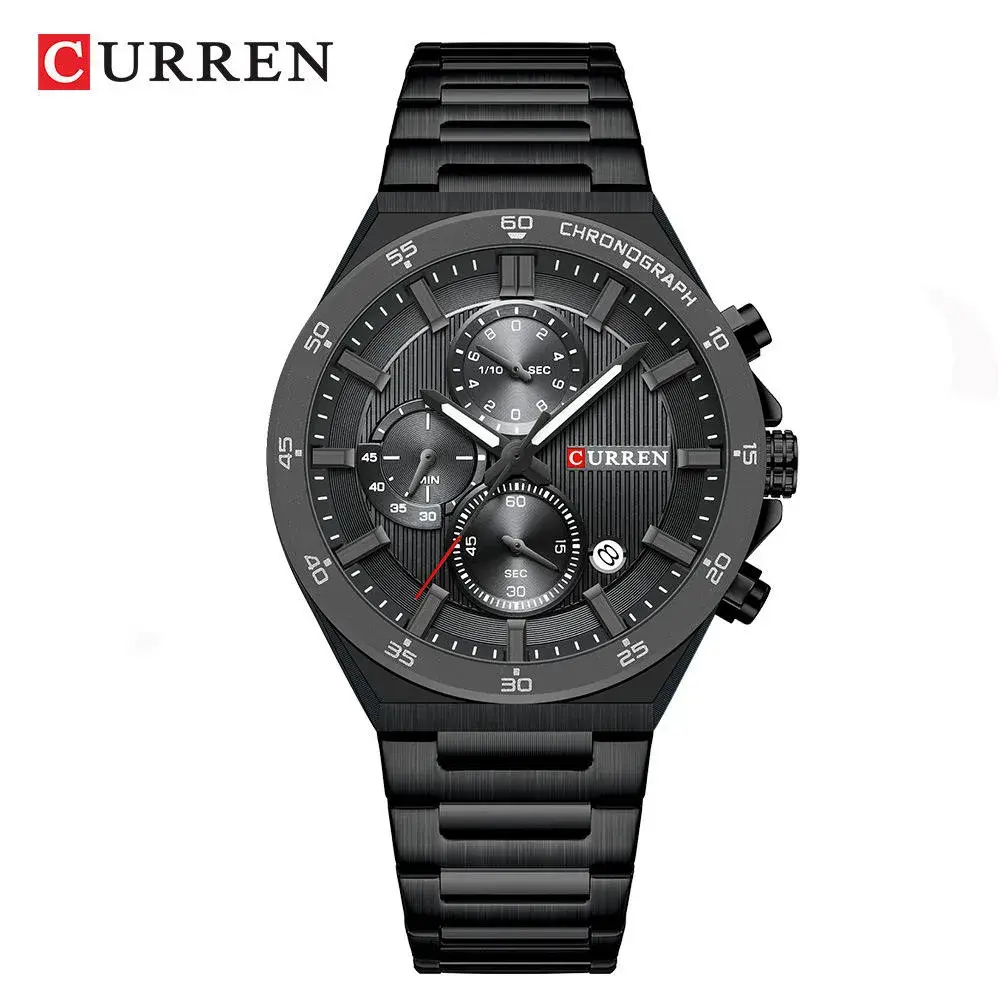 1765365301053_1759666828626_had9a2 (1) Curren 8481 Men's Watch - Black Gray - Image 1