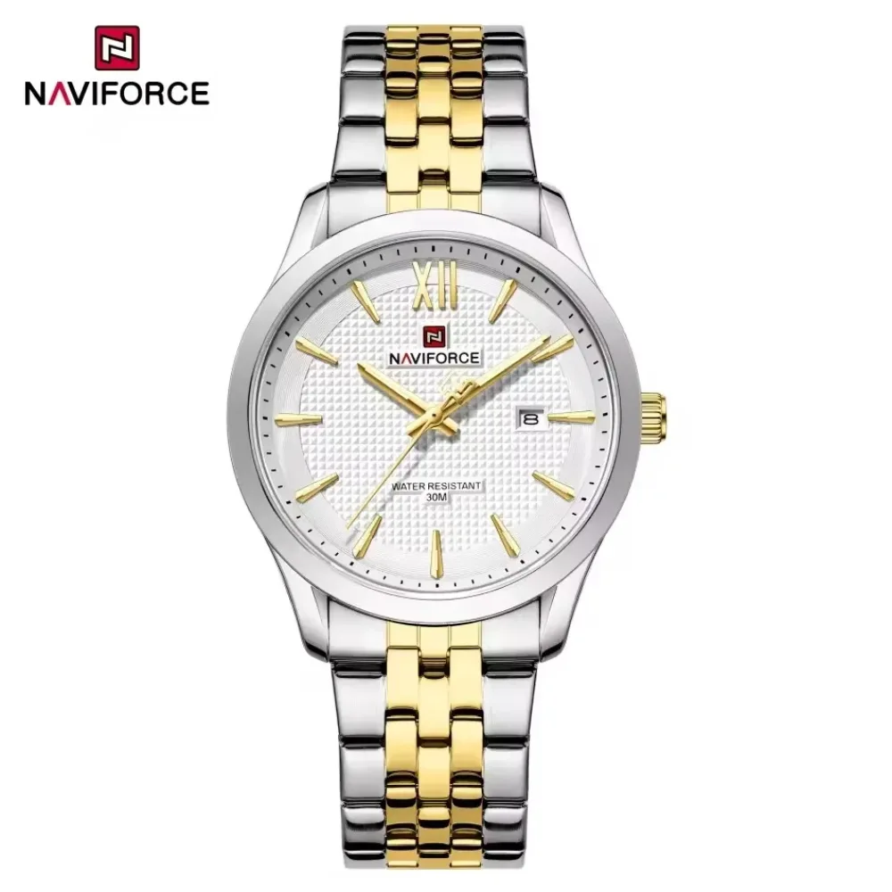 1765365407340_1761812902038_imgi_3 (1) Naviforce 9255 For Men - Silver Gold - Image 1