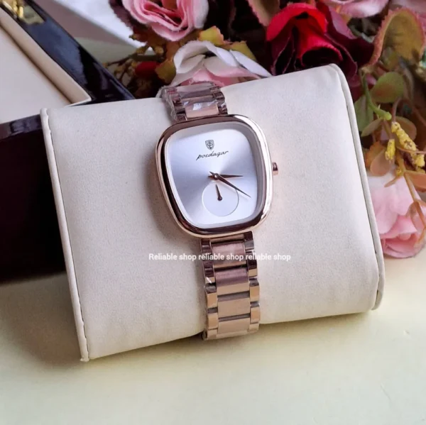 Poedagar 783 new Quartz ladies watch -rose gold white - Image 2
