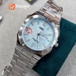 Fusili Luxury Men watch Waterproof Luminous Week Date -Silver