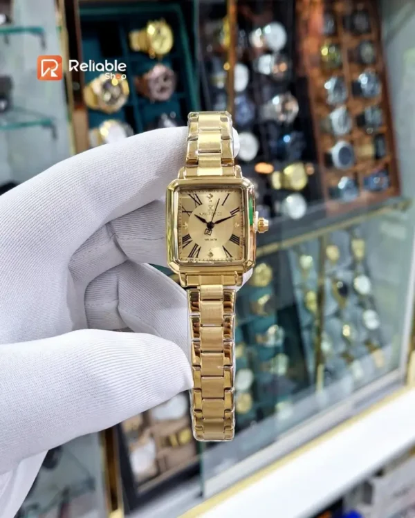 Naviforce 5065 Ladies Watch - Golden - Image 2