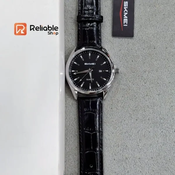 Skmei 2490 Men Classic Business Simple Quartz Watch-Black dial - Image 2
