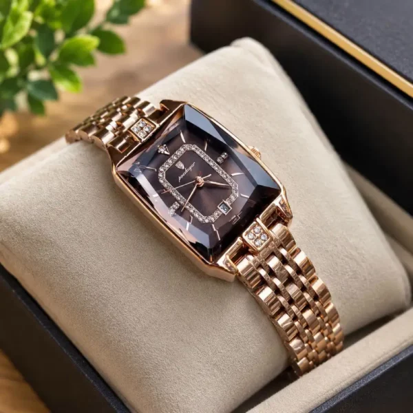 Poedagar 785 Ladies Watch - Rose Brown - Image 2