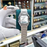 Skmei 1220 Dual Display Digital Watch-silver - Image 3