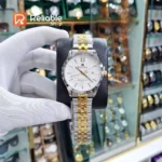 Naviforce 9255 For Men - Silver Gold - Image 2