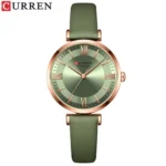 CURREN 9079 Classic Elegant Women's Quartz Fashion Watch -Light Green