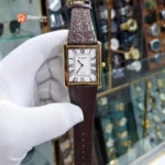 Maimashi slim tank Belt Watch For Men-chocolate belt