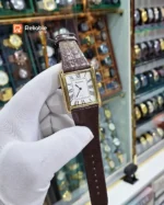 Maimashi slim tank Belt Watch For Men-chocolate belt - Image 2