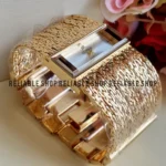 Exclusive Ladies Party watch-Golden white - Image 3
