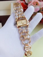 DKNY-Ladies party watch -Golden - Image 2