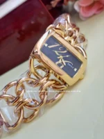 DKNY-Ladies party watch -Golden Black - Image 2