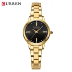 CURREN 9094 Exclusive Quartz Ladies Watch -Golden black