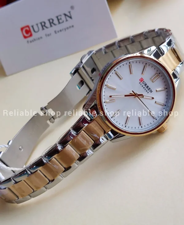 Curren 9090 ladies watch-Two Tone - Image 2