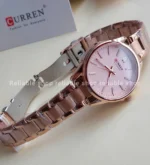 Curren 9090 ladies watch-Rose Golden - Image 2